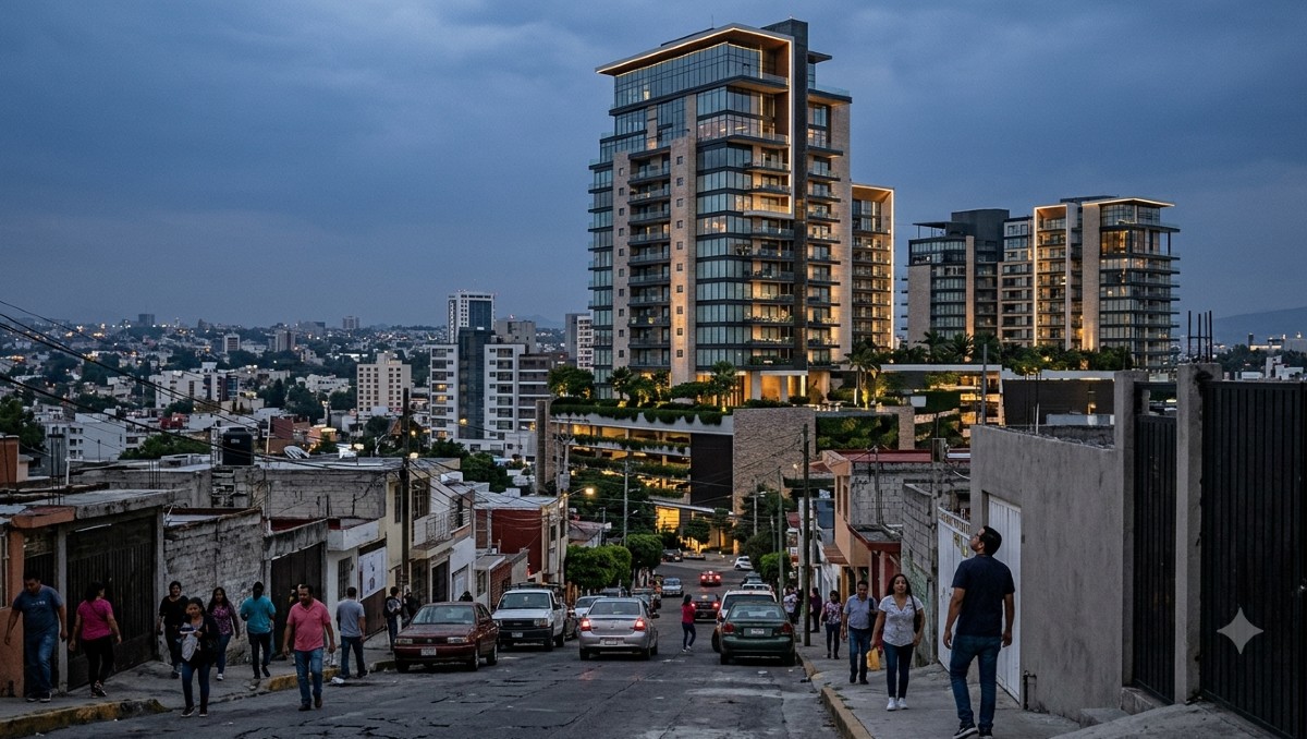La brecha en los precios de vivienda hace destacar a Jalisco por el alto valor de ciertas colonias (Gemini IA)