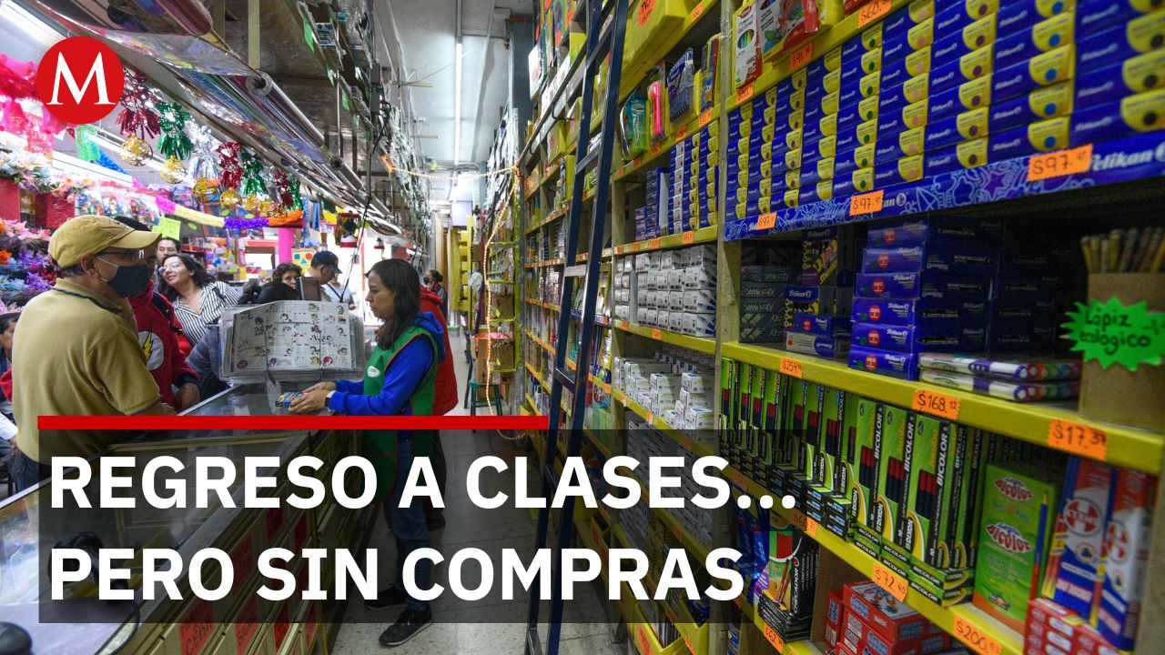Comerciantes esperan que aumenten las ventas de útiles antes del regreso a clases en Guadalajara