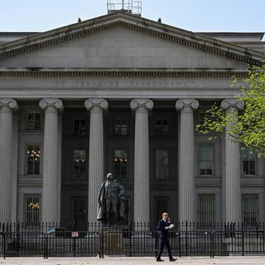 Edificio del Departamento del Tesoro en Washington. (Kenny Holston/The New York Times)