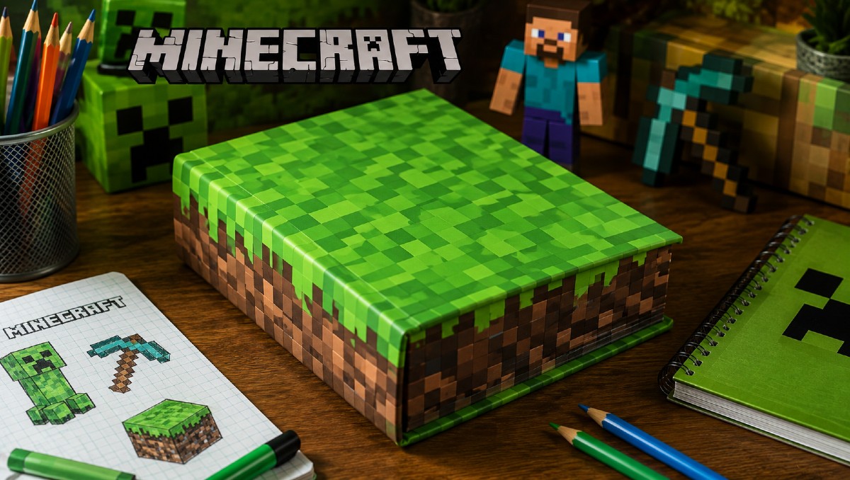 Cómo forrar libros con estilo Minecraft para el regreso a clases | IA DISCOVER