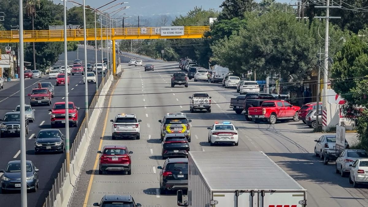 Guardia Nacional y el municipio de Santiago reforzaron la vigilancia en la Carretera Nacional | Especial