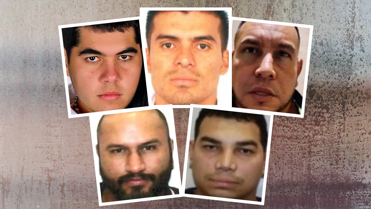 Estos son los cinco líderes del CJNG bajo la lupa de EU. | Foto: Especial