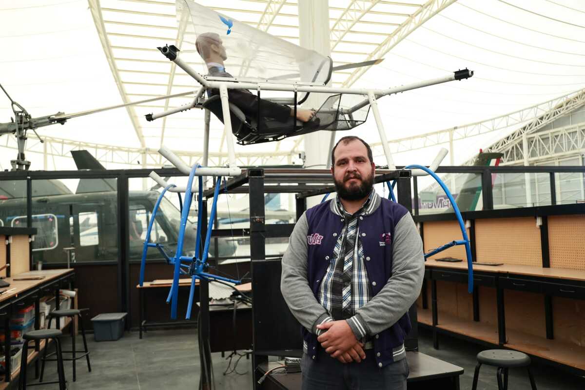 Mario Alejandro Vega Navarrete, profesor investigador del área de Ingeniería Aeronáutica de la UPMH. (Cortesía: UPMH)