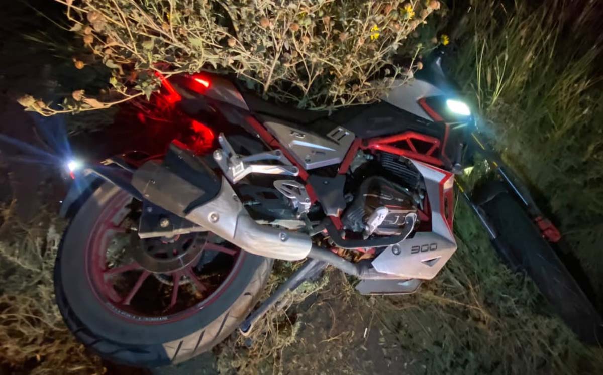 A unos metros de los restos fue hallada una motocicleta. | Foto de Milenio