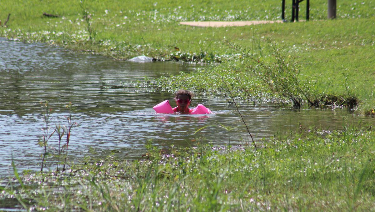 Protección Civil y Bomberos de Tampico mantienen vigilancia permanente en la laguna del Chairel. (Yazmín Sánchez)