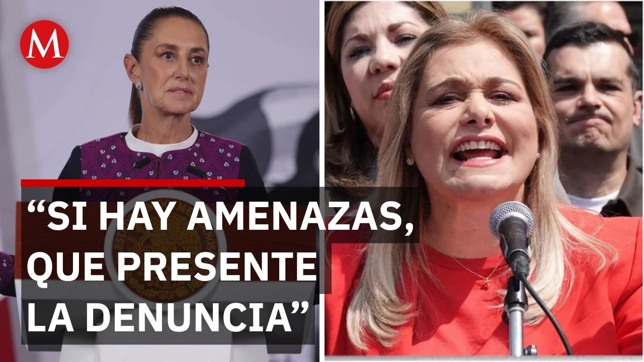 Sheinbaum llama a Maru Campos a proceder legalmente si sufre amagos
