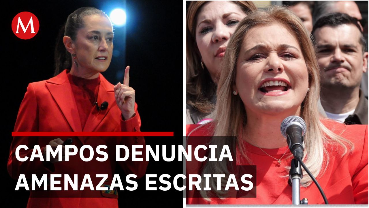 Sheinbaum niega persecución a Campos mientras gobernadora denuncia amenazas escritas