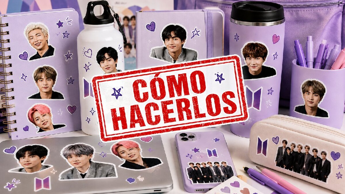 Stickers de los integrantes de BTS  | IA M2