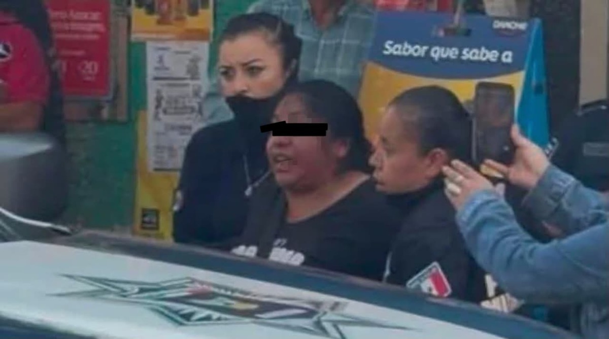 Durante el aseguramiento, la mujer acusó al comerciante de haber intentado abusar de ella. (Redes Sociales)