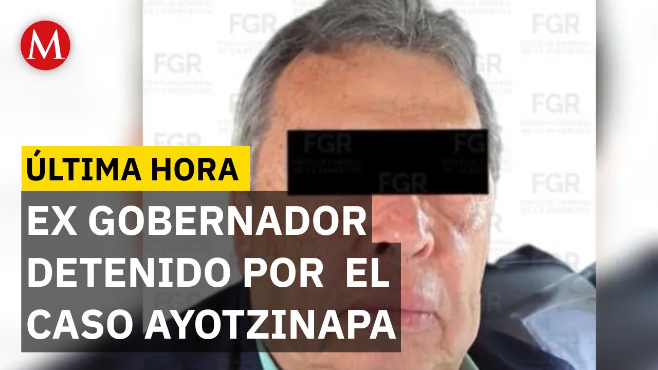 Exgobernador de Guerrero detenido por ocultamiento de evidencia en caso de los 43