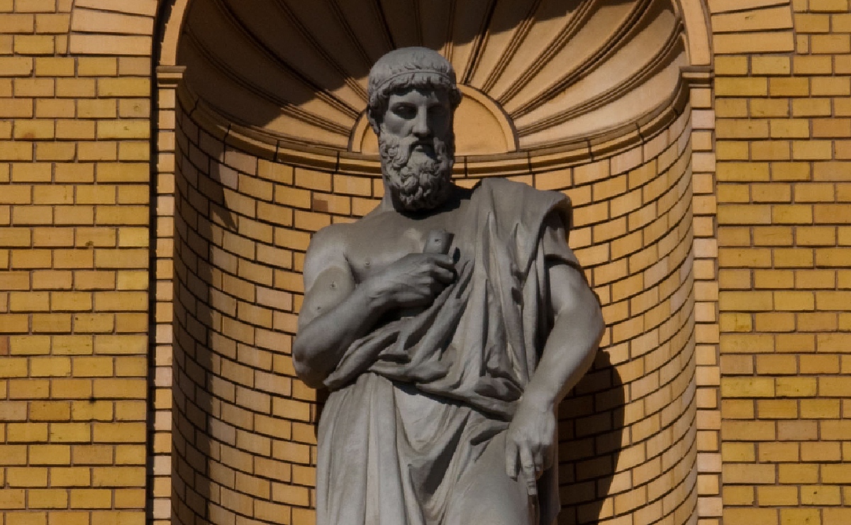 Figura de Platón, obra de Max Klein. (Wikimedia Commons)