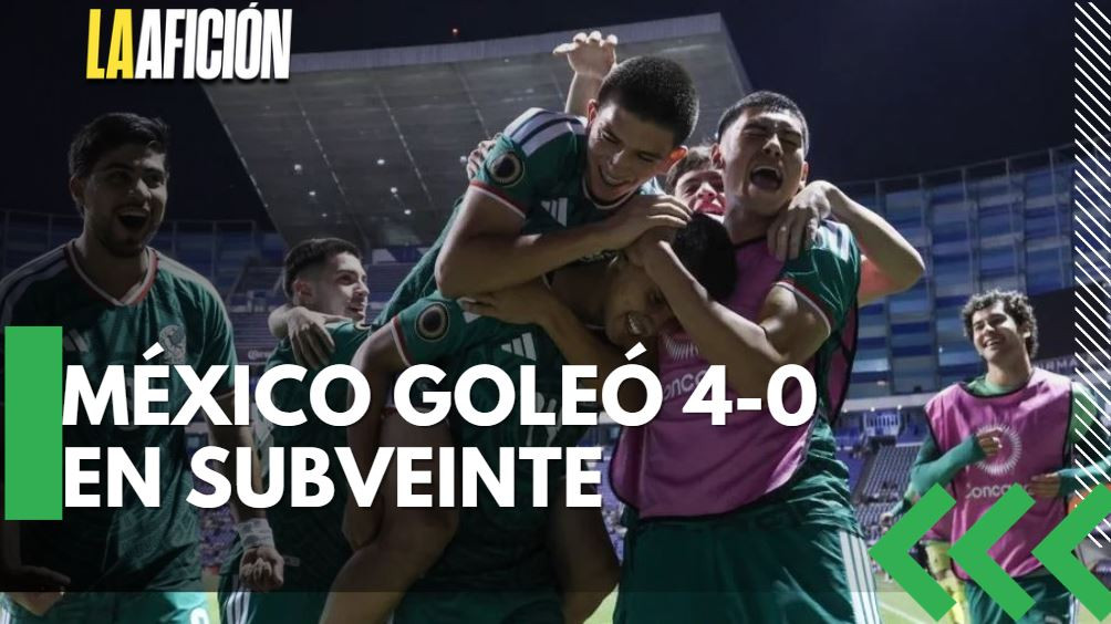 México goleó 4-0 a Panamá con 4 goles de Hugo Camberos en Concacaf