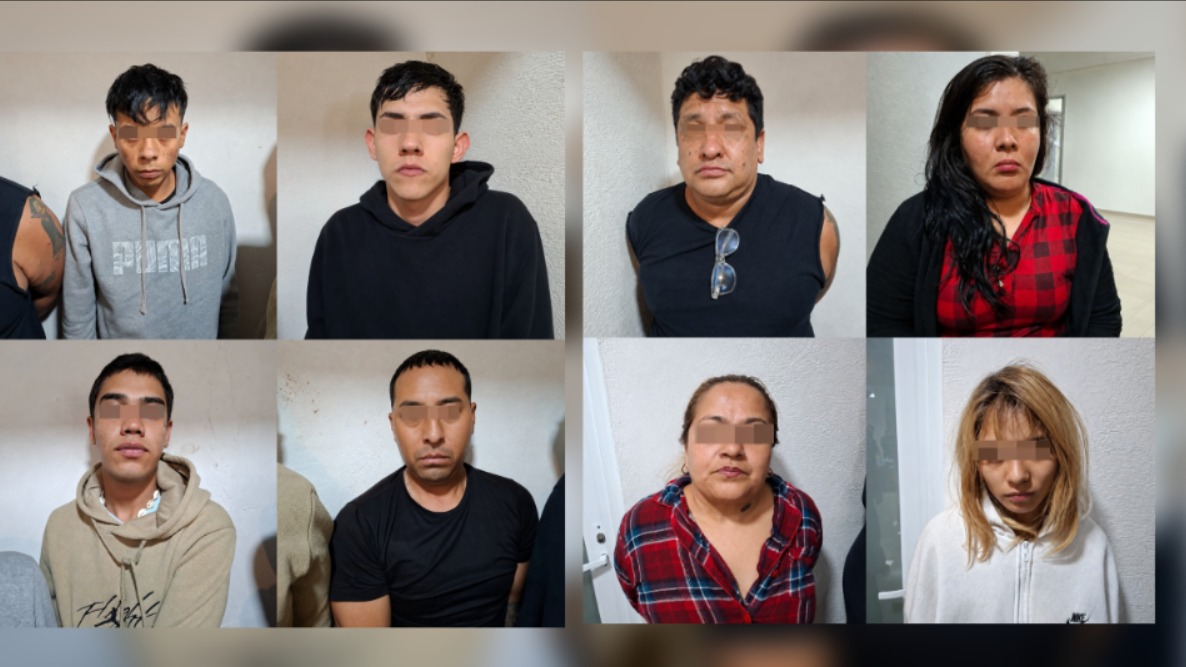 Las personas detenidas fueron presentadas ante las autoridades. (Foto: especial)