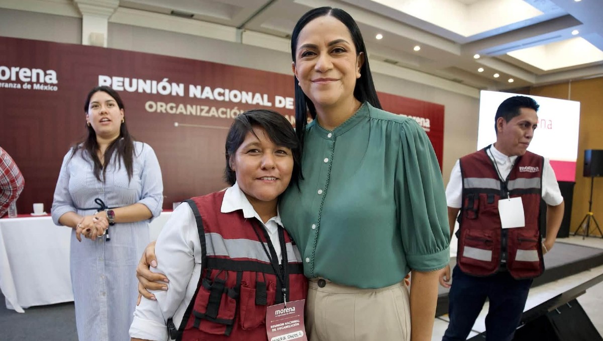 La presidenta nacional del partido se reunió con Servidores de la Nación | Foto: Especial