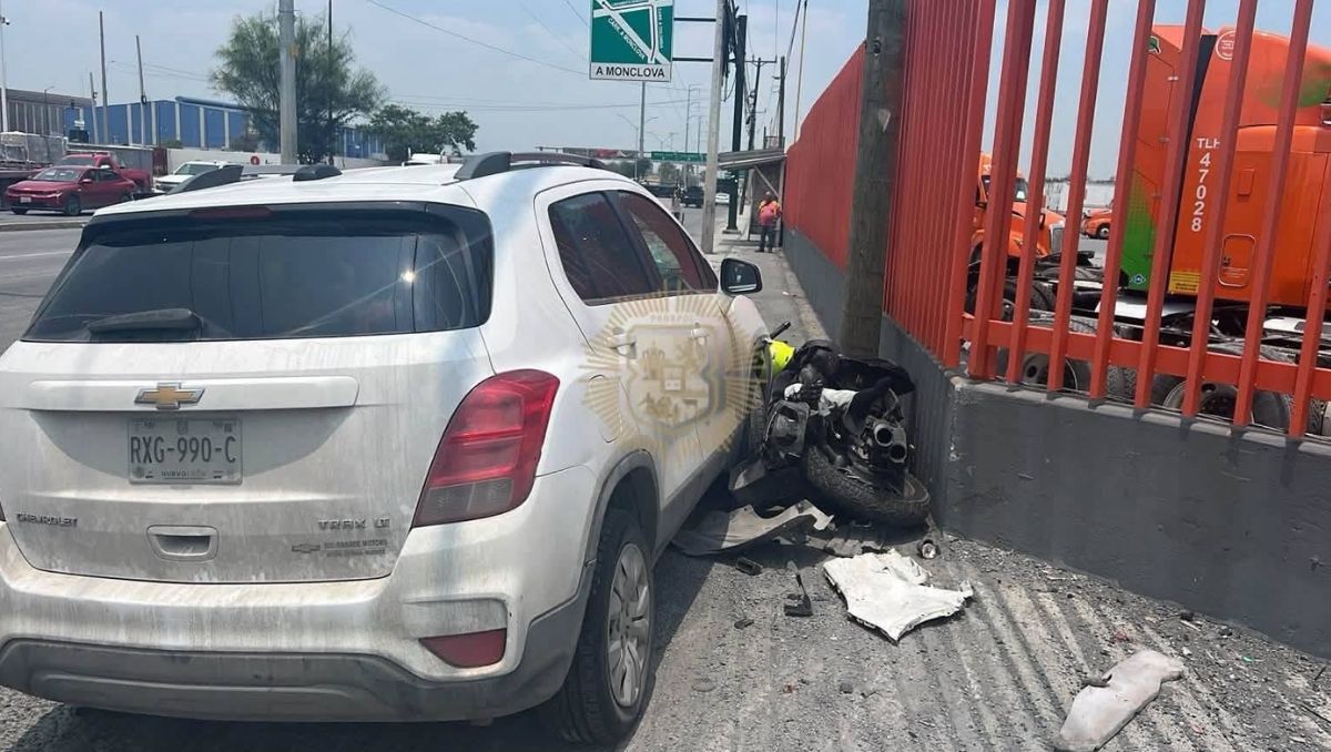 La zona del percance fue acordonada por elementos de seguridad. | Especial