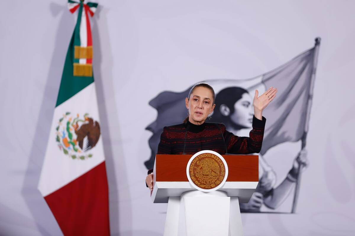 "Estamos ya por firmar el acuerdo entre Petrobras y Pemex", señaló Sheinbaum. | Foto: Ariana Pérez