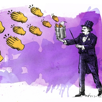 “La fanfarronería suele ser solo fanfarria”. (Ilustración: Román)