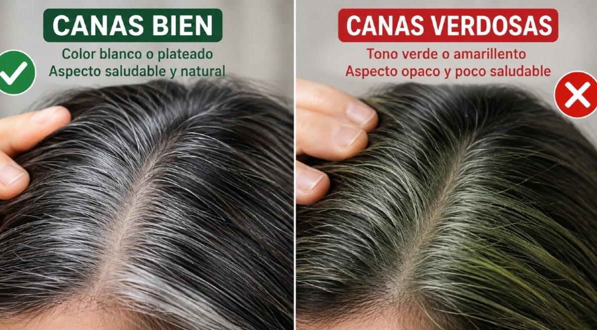 ¿Qué ocasiona las canas verdes o amarillas? | IA