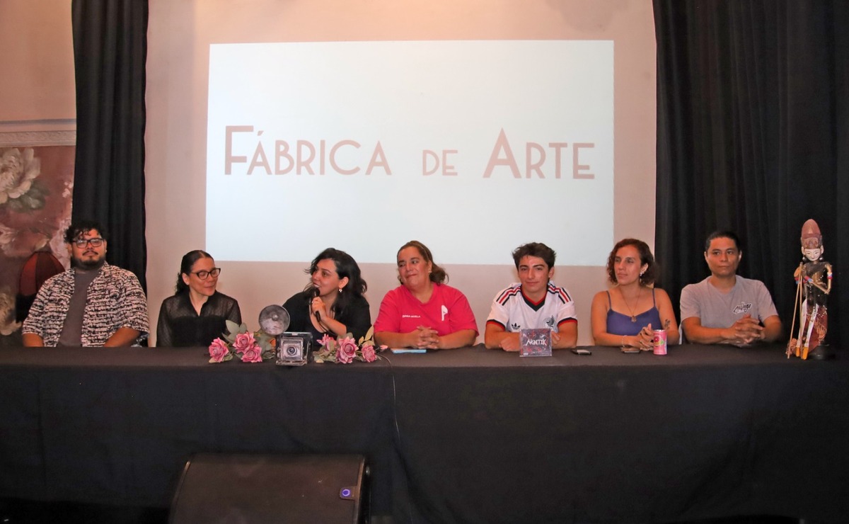 Cartelera de Fábrica del Arte en agosto en Torreón. | Verónica Rivera.