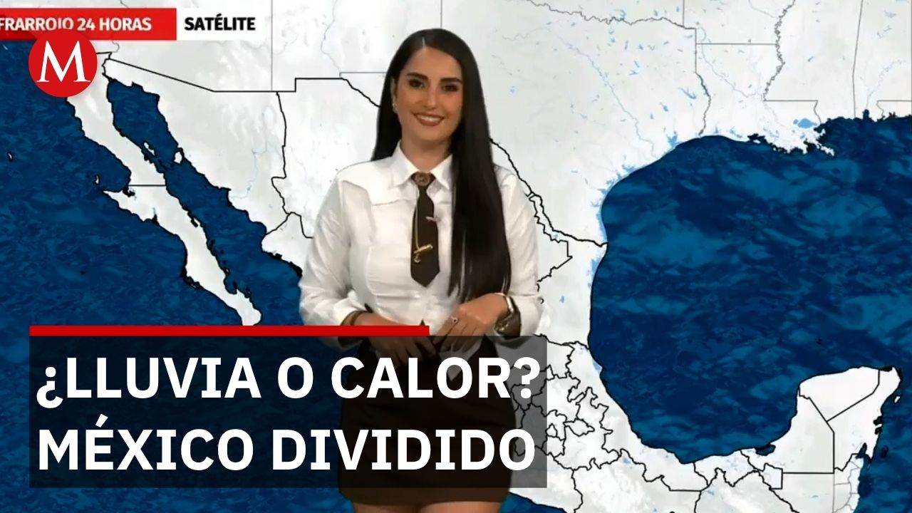 CdMx en alerta máxima por tormentas mientras norte sufre calor de 44 grados