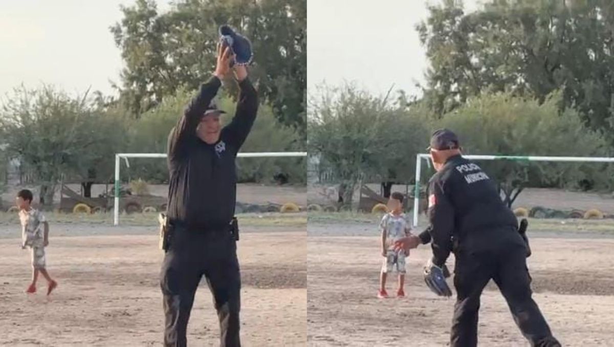 La convivencia ocurrió durante un rondín de prevención en las comunidades rurales de Viesca. | Fotos de la Dirección de Seguridad Pública de Viesca