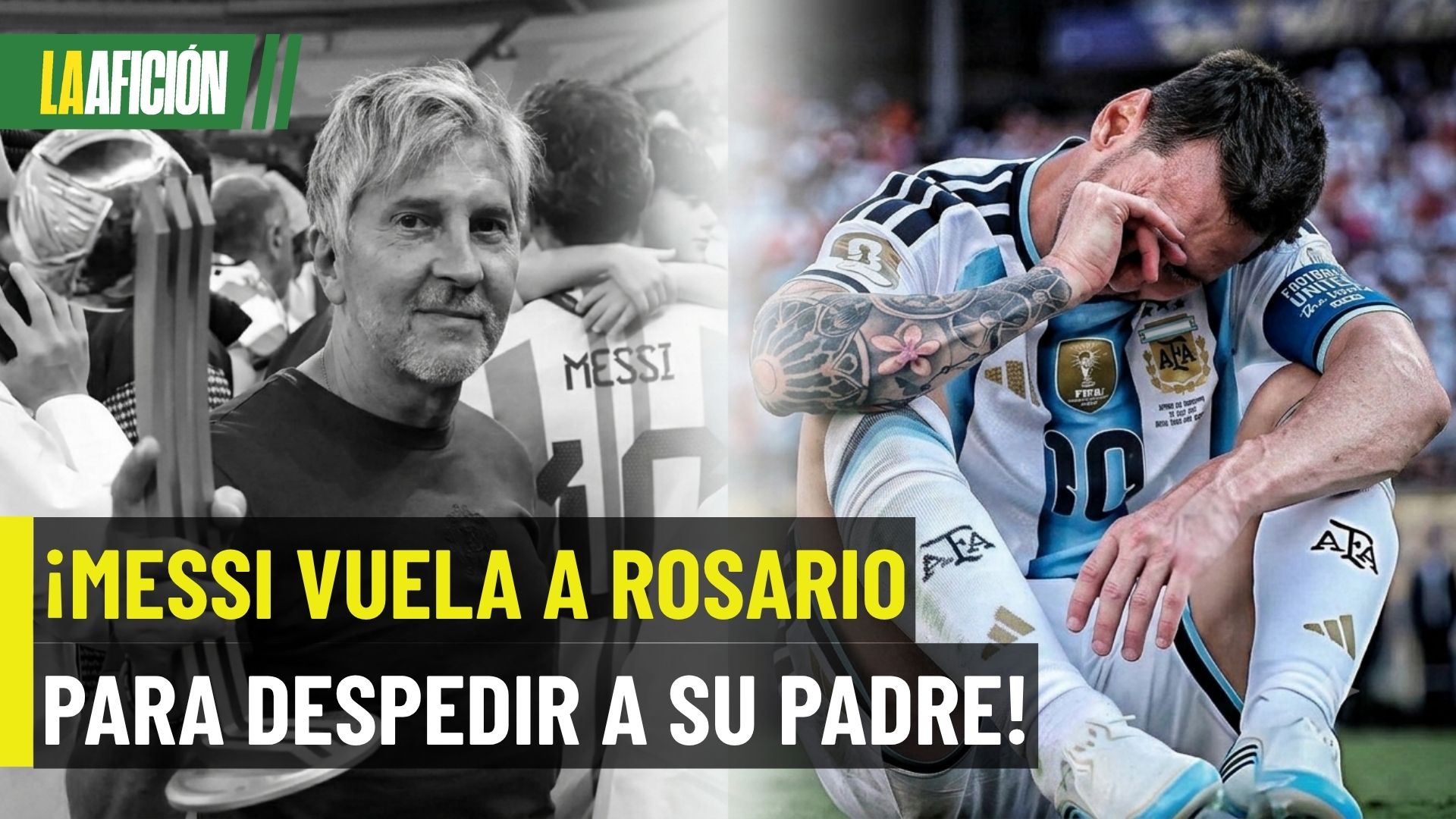 Messi viaja a Argentina tras la muerte de su padre y se perdería el duelo ante Monterrey