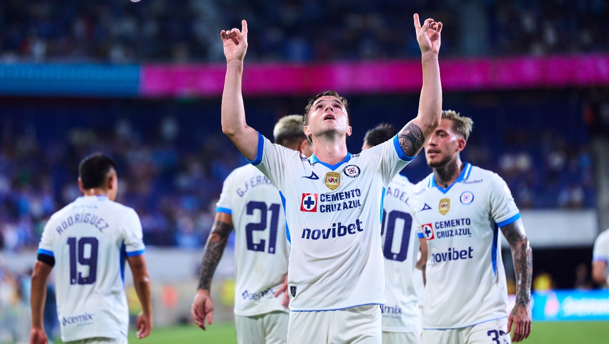 Agustín Palavecino marcó en la victoria de Cruz Azul sobre New York City FC en Leagues Cup (Mexsport)