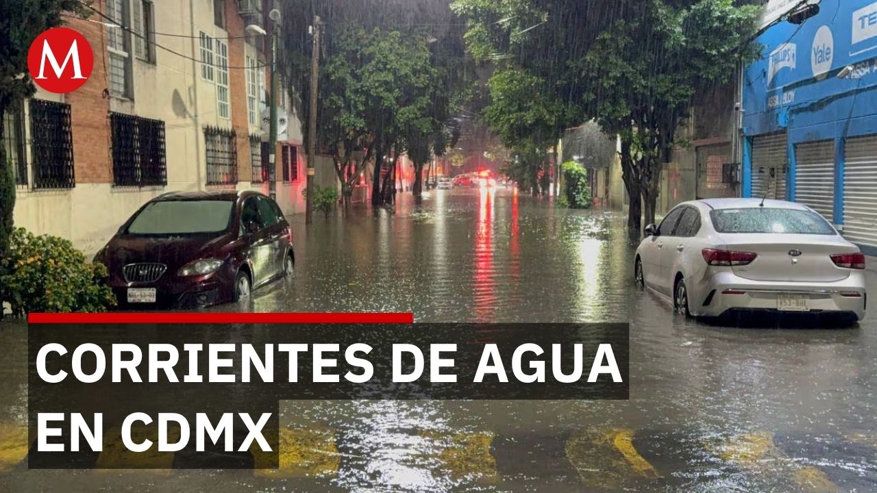 Alerta naranja en CDMX por granizo y corrientes de agua, el gobierno activa protocolos