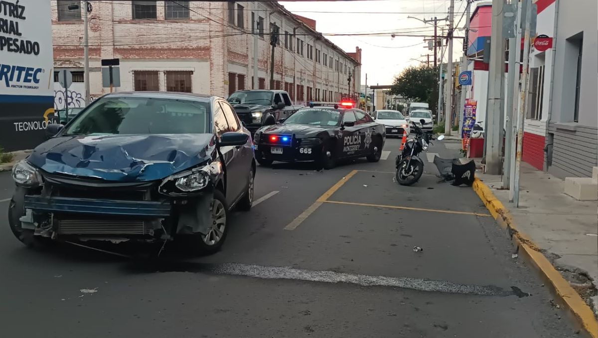 Debido a la gravedad de sus lesiones el motociclista fue trasladado al Hospital Universitario. Foto: Lolita Lastra