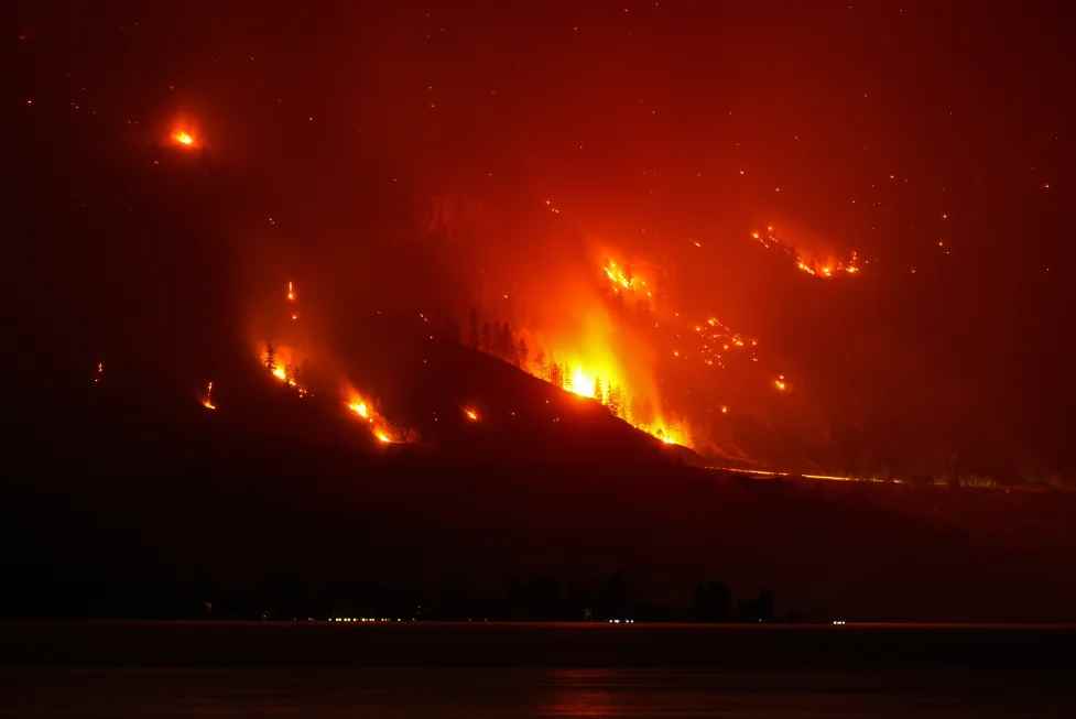 Un helicóptero cayó intentando apagar un incendio | AP.