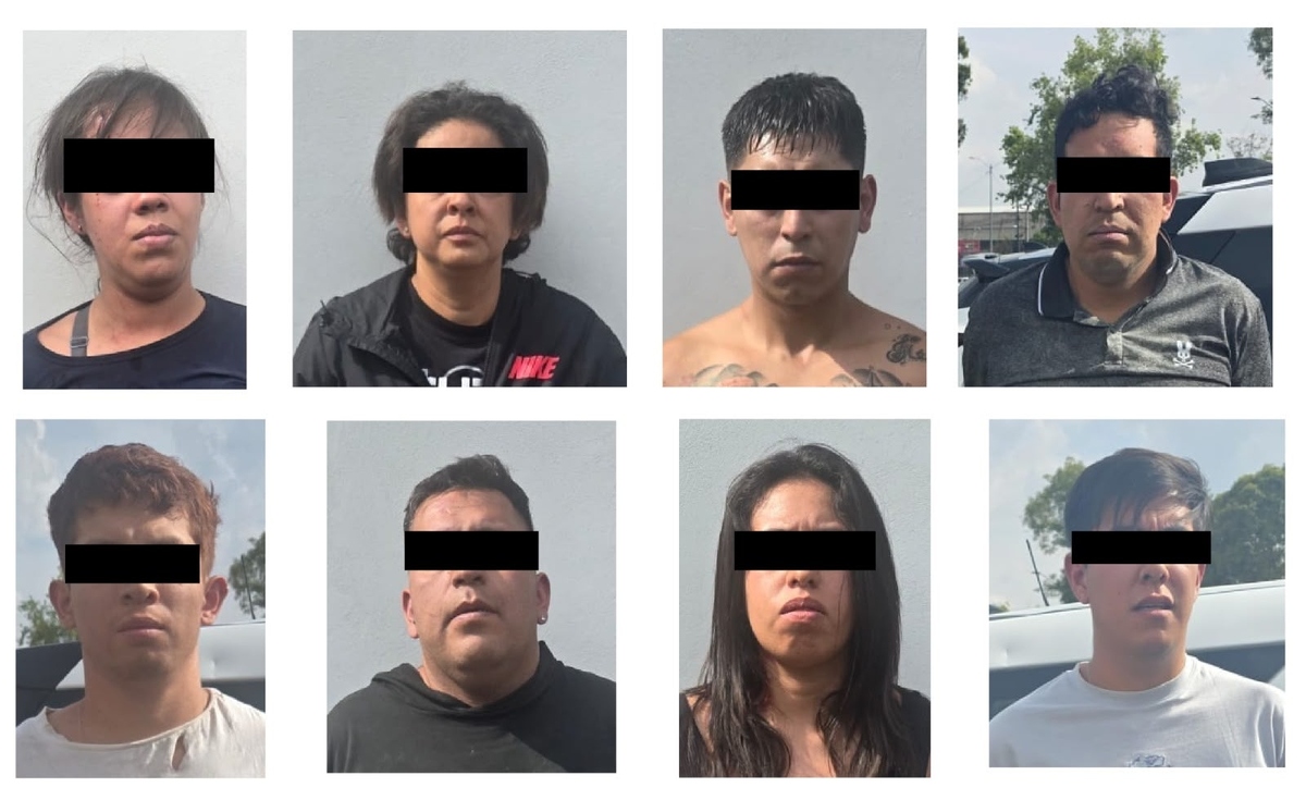 Cinco hombres y tres mujeres son detenidos por despojo en GAM | Especial