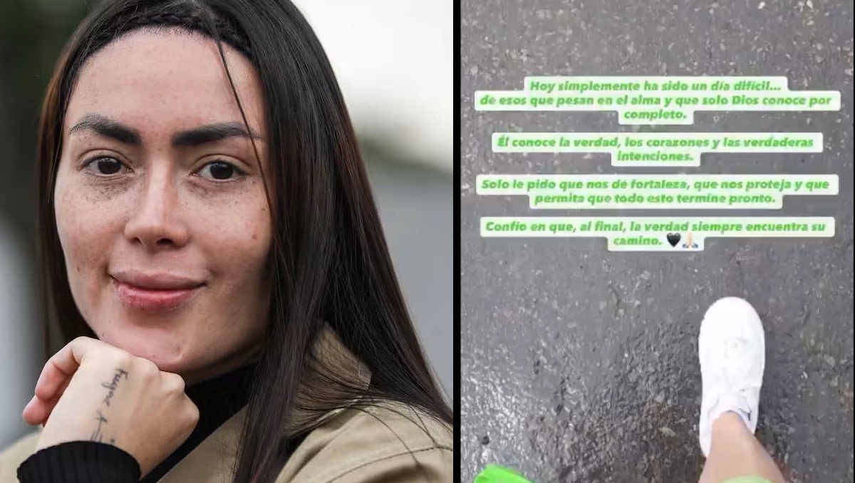 La influencer 'Epa Colombia' compartió una historia en redes sociales durante su traslado a una nueva cárcel. | Especial