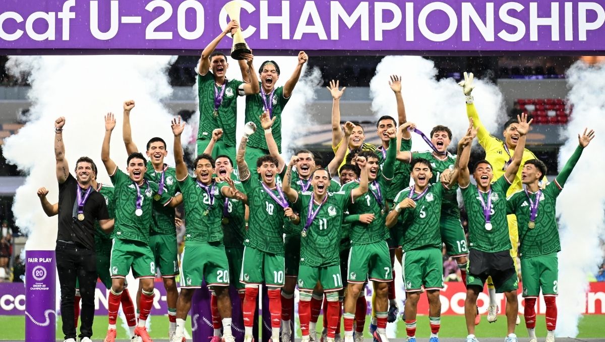 México, bicampeón del Premundial Sub 20 de Concacaf (AFP)