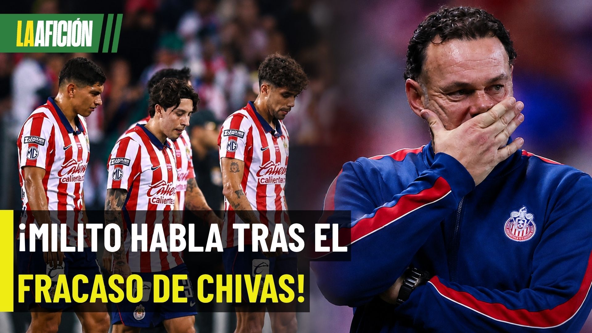 ¡Milito da la cara! Así reaccionó tras el fracaso de Chivas en la Leagues Cup