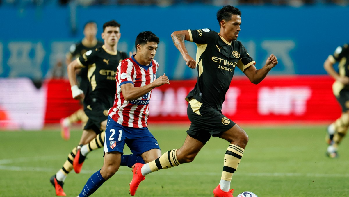 Obed Vargas, titular en el partido amistoso Atlético de Madrid ante Manchester City (Reuters)