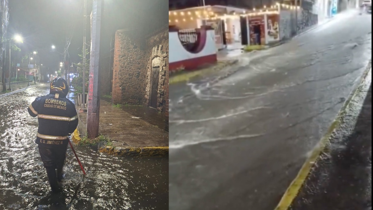 Se registaron fuertes lluvias en distintas alcaldías de la Ciudad de México. | Especial
