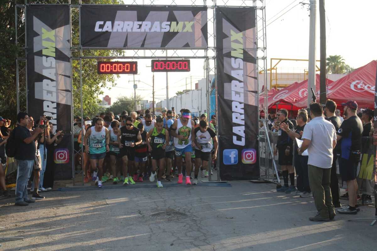 Salida de participantes en carrera Canacintra 2026. | Foto: Rolando Riestra