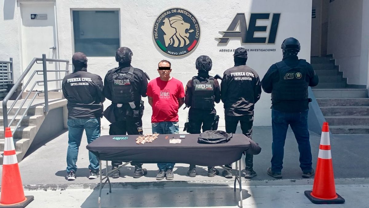 El sujeto fue identificado como Gregorio ‘N’, de 42 años. Foto: Especial