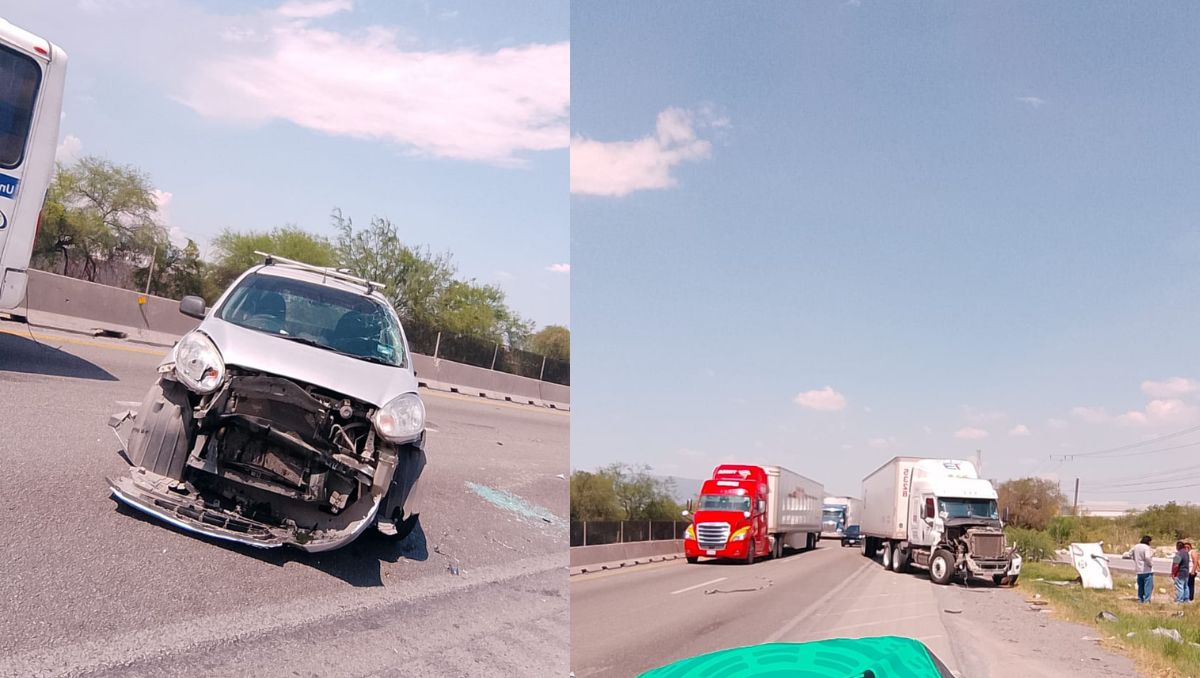 El accidente no dejó personas lesionadas de consideración. Foto: Especial