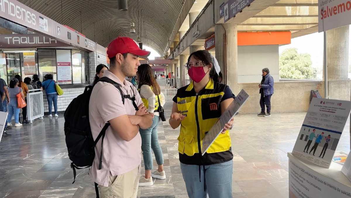 La capacitación permite identificar conductas de riesgo en el Metro. | Foto: Metro CdMx