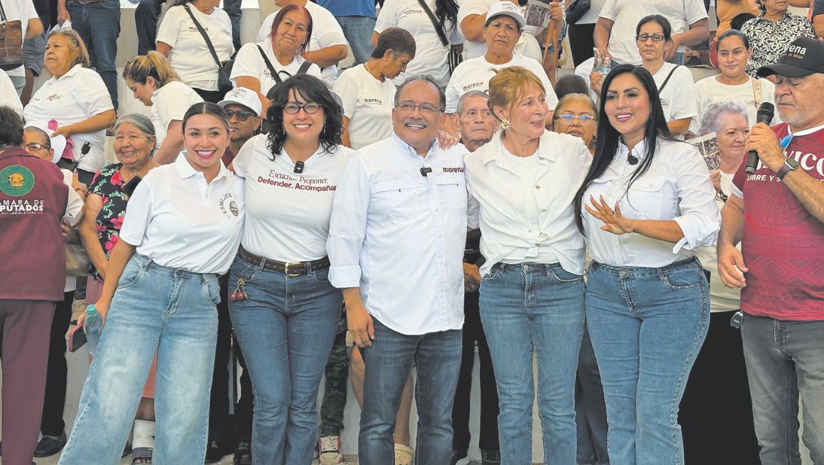 Corcholatas como Andrés Mijes y Tatiana Clouthier han participado en asambleas informativas | Redes sociales de Morena