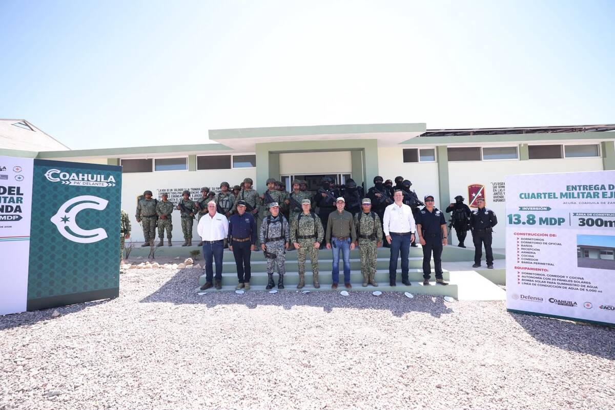 Nuevo cuartel militar en Coahuila. | Foto: Iván Sánchez