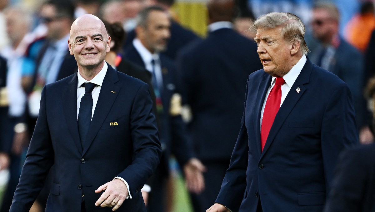 Donald Trump defiende continuidad de Gianni Infantino en la FIFA (Reuters)