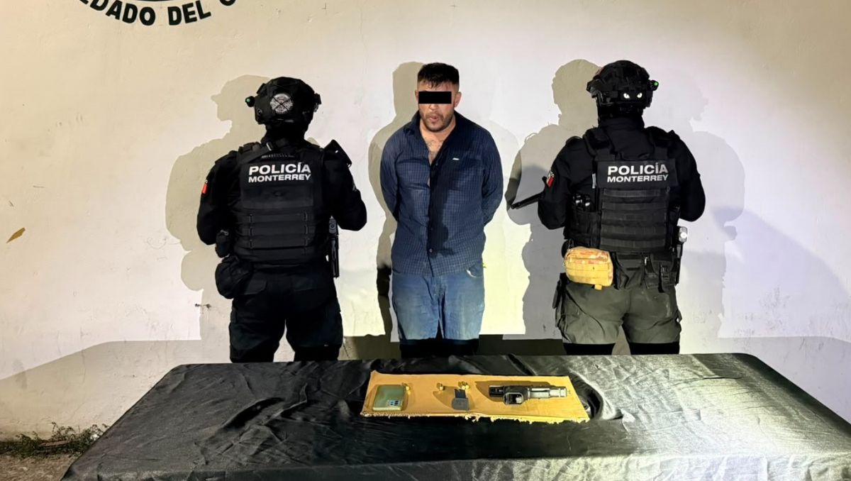 El detenido fue identificado como Francisco “N”. Foto: Especial