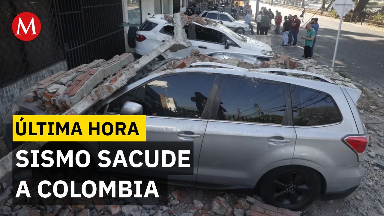 Fuerte sismo sacude Colombia; reportan daños y evacuaciones en varias ciudades