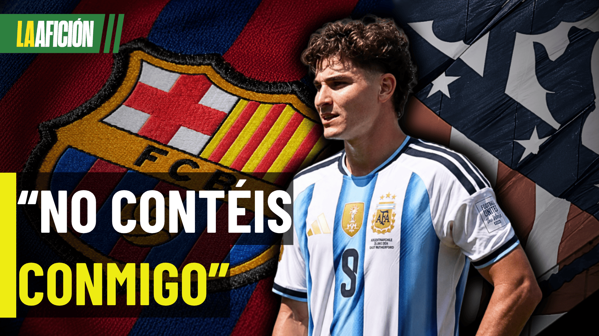 ¡SE REBELÓ! Julián Álvarez quiere salir del Atlético rumbo al Barcelona