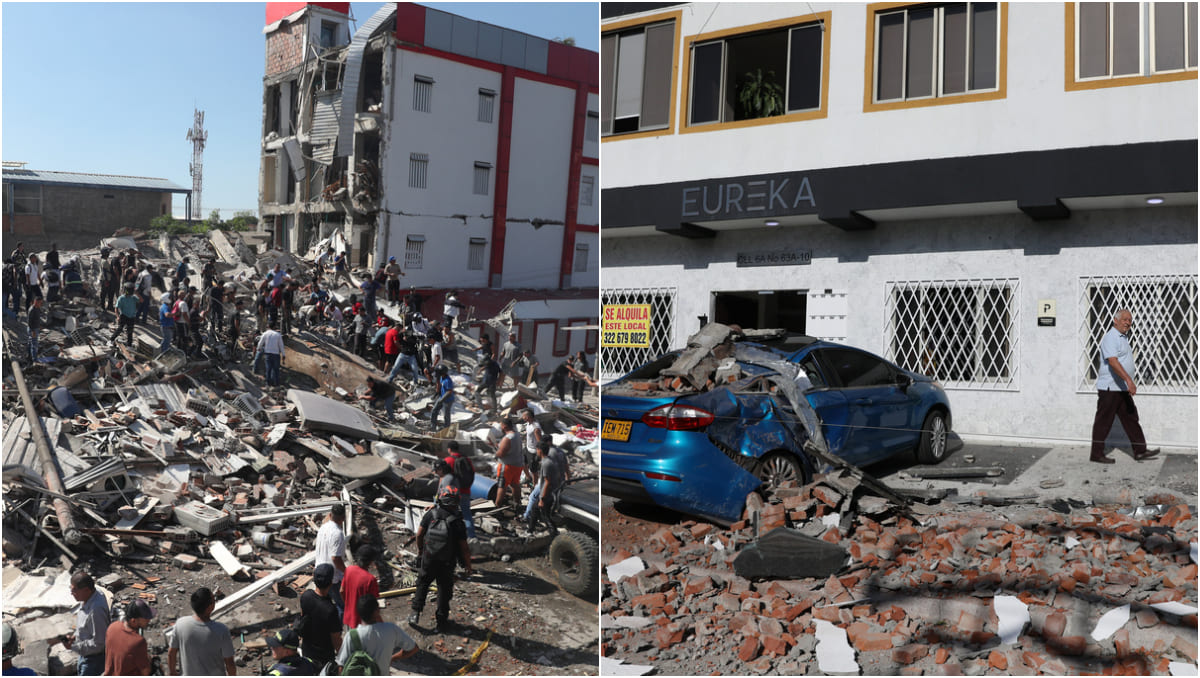El sismo ocurrió tres días después de la toma de posesión del presidente Abelardo de la Espriella. | AP