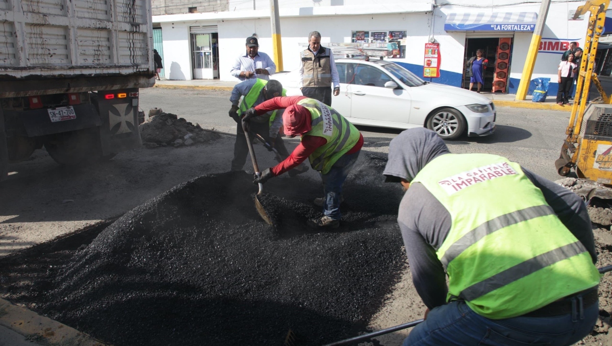 Ayuntamiento avanza con campaña capitalina 'Bacheando Puebla' | Ayuntamiento de Puebla