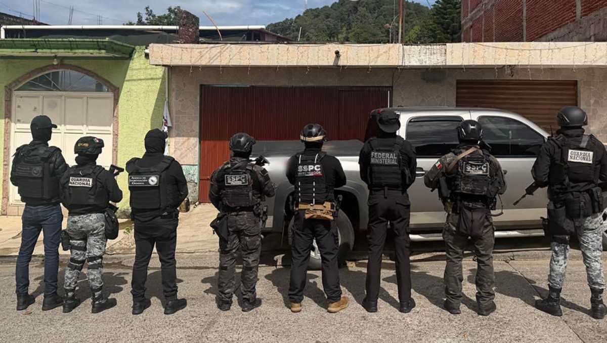 Fuerzas federales detuvieron a ‘El X1’ en Michoacán.  Foto: X (@OHarfuch)