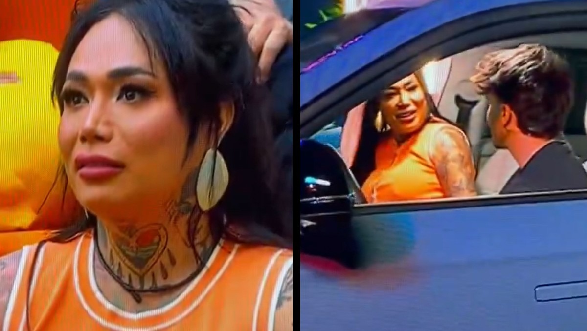 Karina Torres sale de LCDLF para recibir camioneta que Fede dio